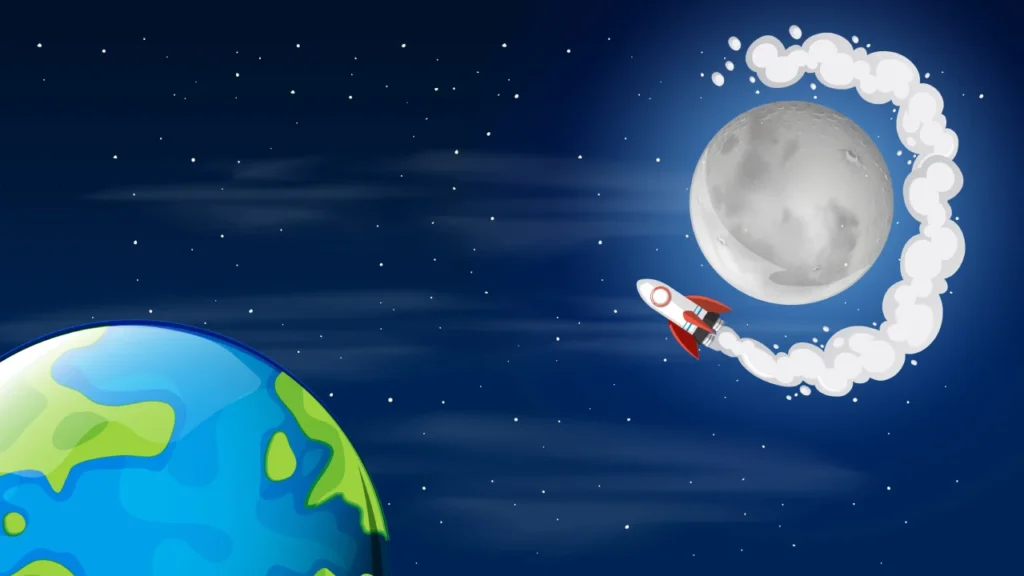 पृथ्वी से चांद तक पहुंचने में कितना समय लगता है?